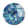 Wallity Reloj de Pared Decorativo de Cristal Multicolor 40 cm
